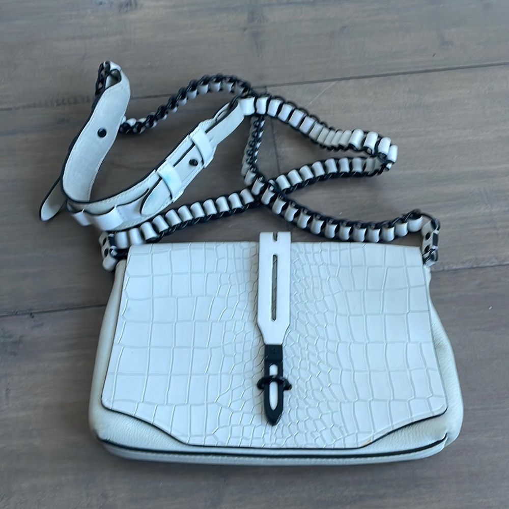 rag & bone white handbag